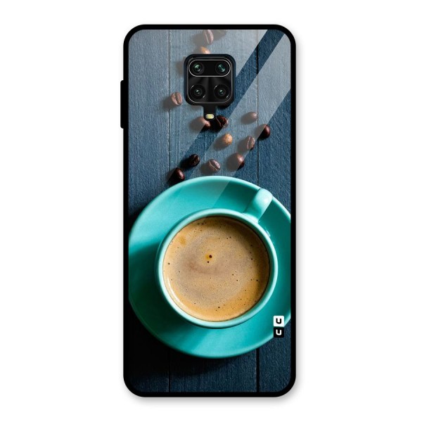 Coffee Beans and Cup Glass Back Case for Poco M2 Pro