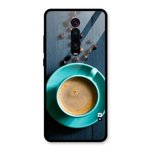 Coffee Beans and Cup Glass Back Case for Redmi K20