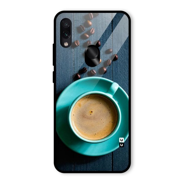 Coffee Beans and Cup Glass Back Case for Redmi Note 7