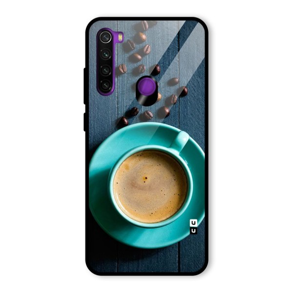 Coffee Beans and Cup Glass Back Case for Redmi Note 8