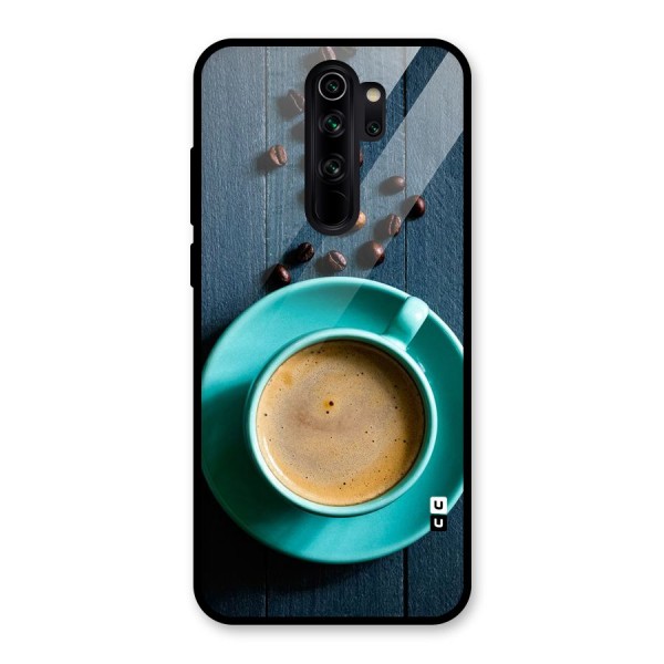 Coffee Beans and Cup Glass Back Case for Redmi Note 8 Pro