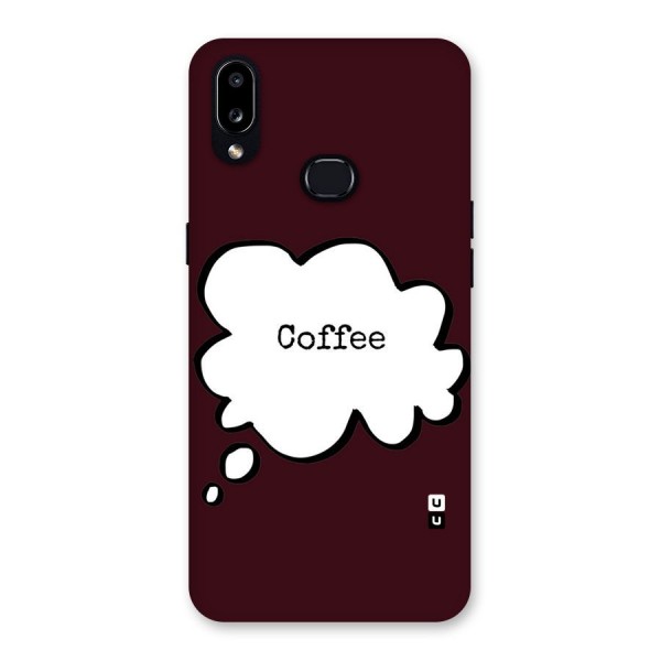 Coffee Bubble Back Case for Galaxy A10s