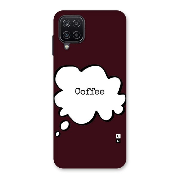 Coffee Bubble Back Case for Galaxy A12