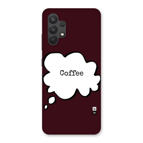 Coffee Bubble Back Case for Galaxy A32