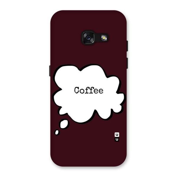 Coffee Bubble Back Case for Galaxy A3 (2017)