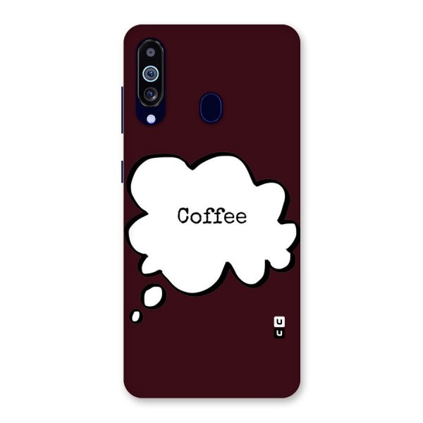 Coffee Bubble Back Case for Galaxy A60