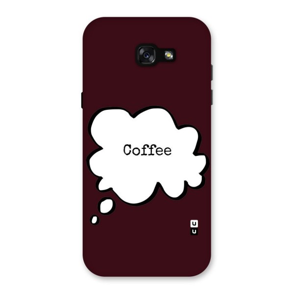Coffee Bubble Back Case for Galaxy A7 (2017)