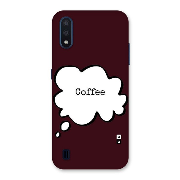 Coffee Bubble Back Case for Galaxy M01