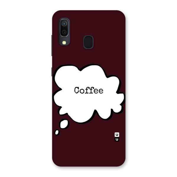 Coffee Bubble Back Case for Galaxy M10s