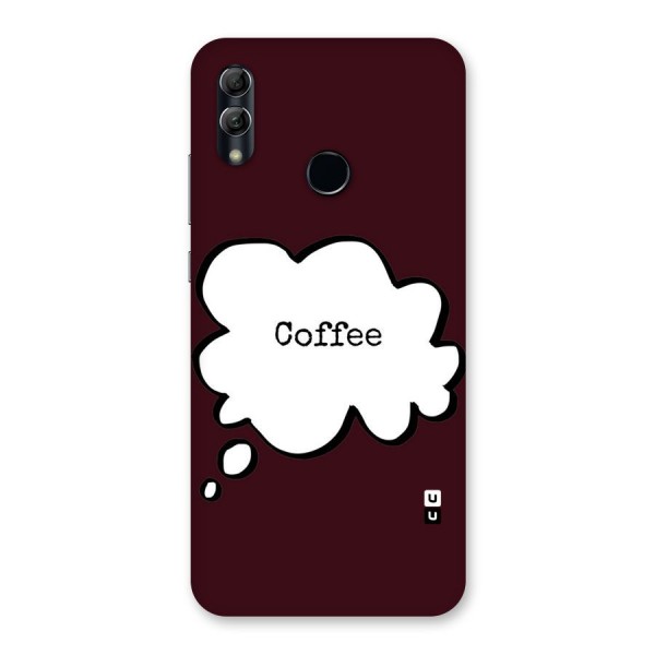 Coffee Bubble Back Case for Honor 10 Lite
