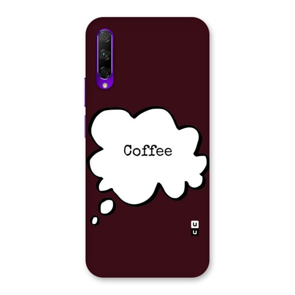 Coffee Bubble Back Case for Honor 9X Pro