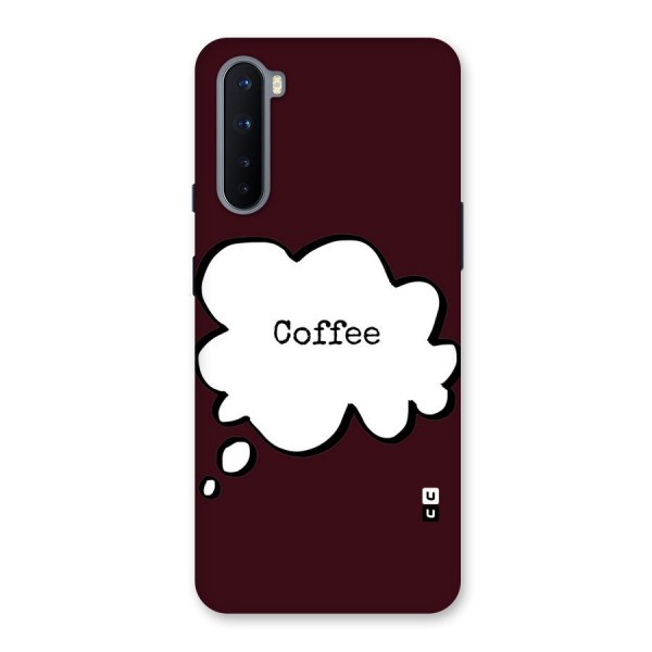Coffee Bubble Back Case for OnePlus Nord