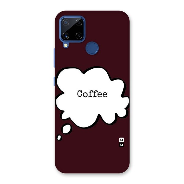 Coffee Bubble Back Case for Realme C12