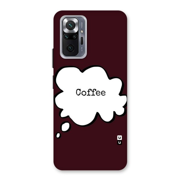 Coffee Bubble Back Case for Redmi Note 10 Pro