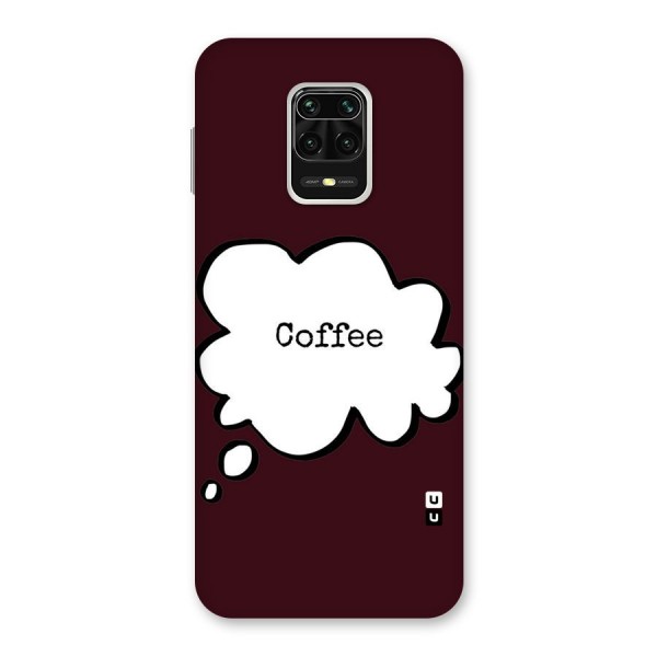 Coffee Bubble Back Case for Redmi Note 9 Pro Max