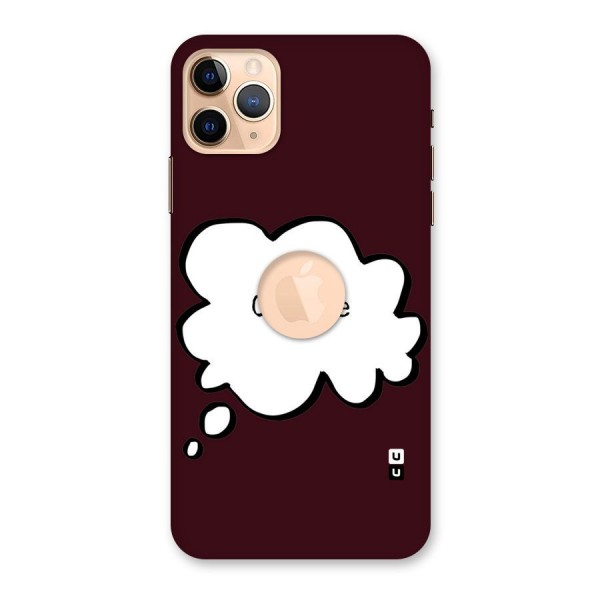 Coffee Bubble Back Case for iPhone 11 Pro Max Logo Cut