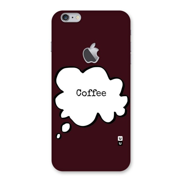 Coffee Bubble Back Case for iPhone 6 Plus 6S Plus Logo Cut