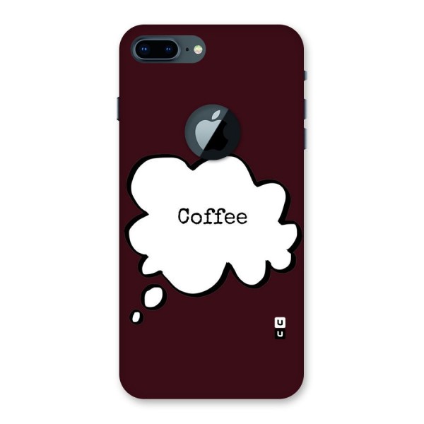 Coffee Bubble Back Case for iPhone 7 Plus Logo Cut