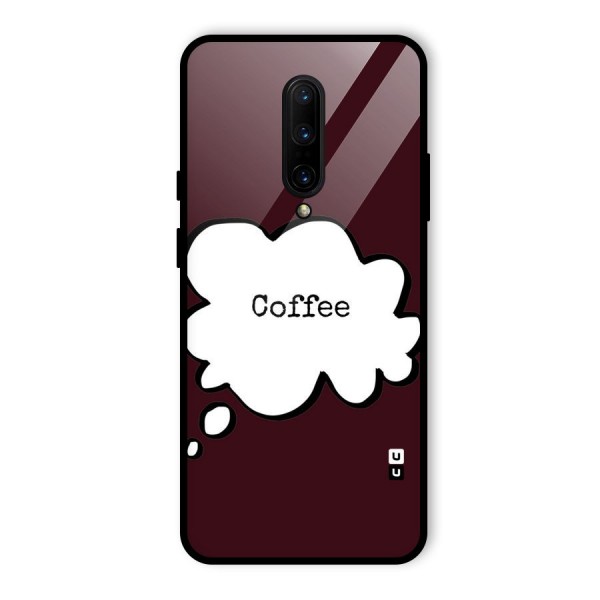 Coffee Bubble Glass Back Case for OnePlus 7 Pro