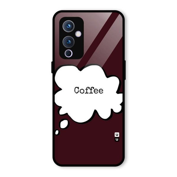 Coffee Bubble Glass Back Case for OnePlus 9