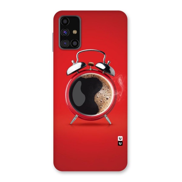 Coffee Clock Back Case for Galaxy M31s