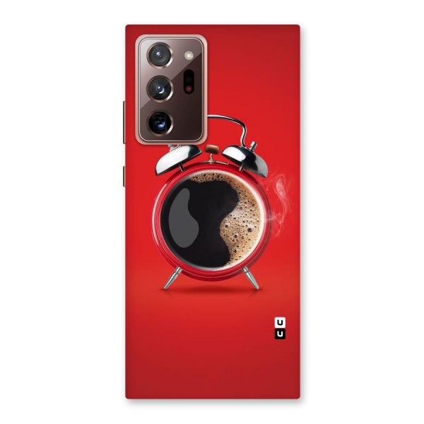 Coffee Clock Back Case for Galaxy Note 20 Ultra
