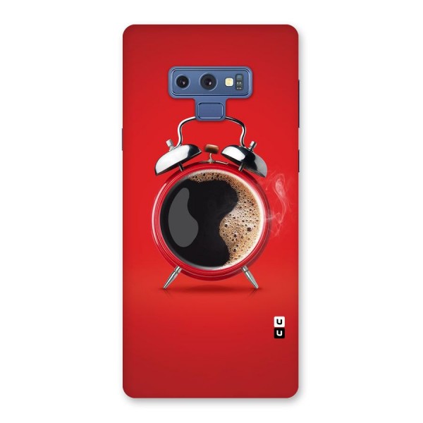 Coffee Clock Back Case for Galaxy Note 9