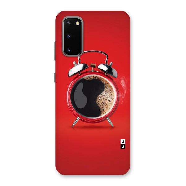 Coffee Clock Back Case for Galaxy S20