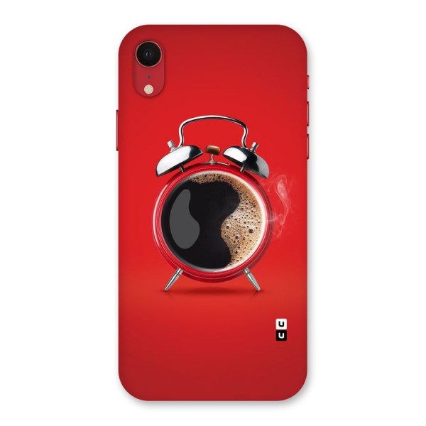 Coffee Clock Back Case for iPhone XR