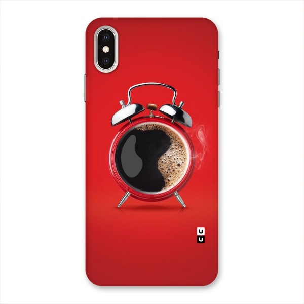 Coffee Clock Back Case for iPhone XS Max