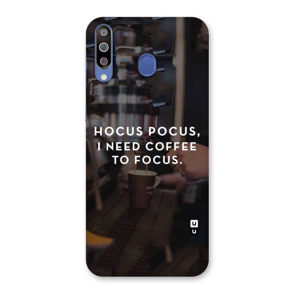 Coffee Focus Back Case for Galaxy M30