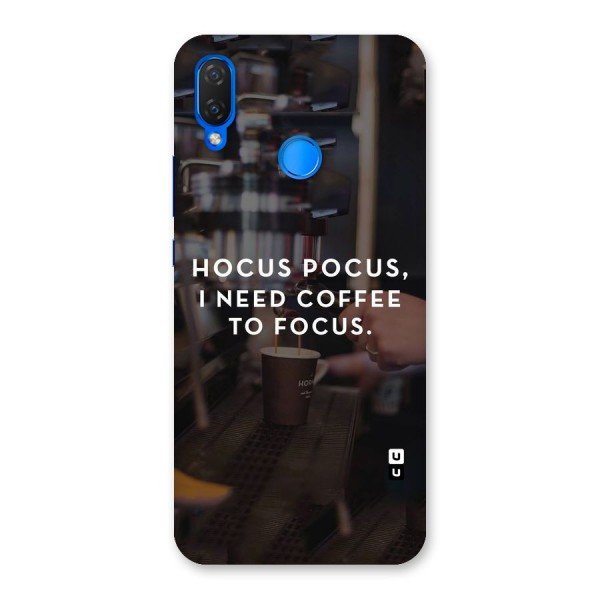 Coffee Focus Back Case for Huawei P Smart+