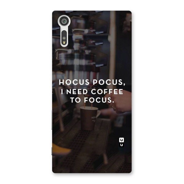 Coffee Focus Back Case for Xperia XZ