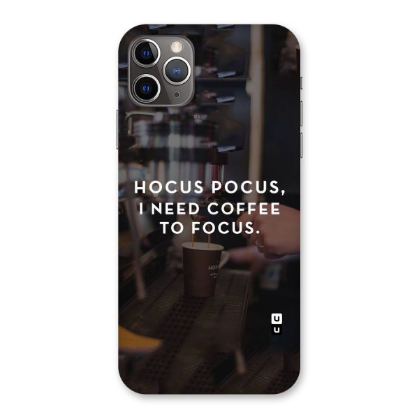 Coffee Focus Back Case for iPhone 11 Pro Max