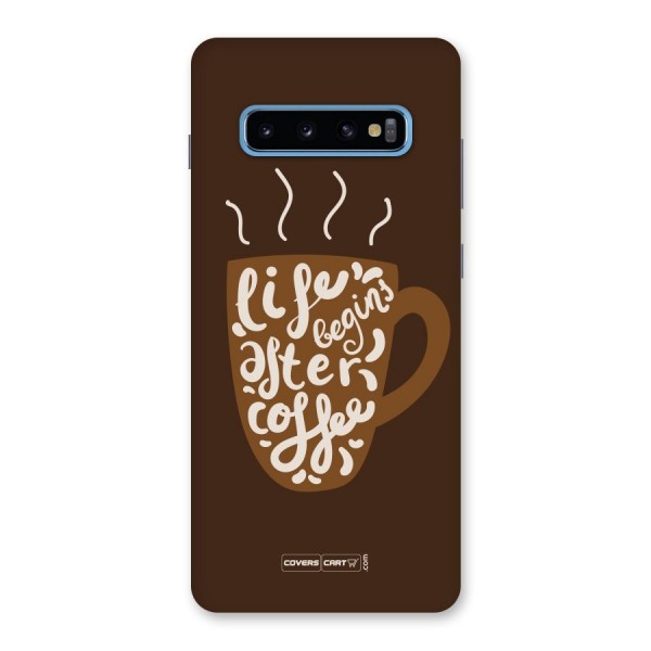Coffee Mug Back Case for Galaxy S10 Plus
