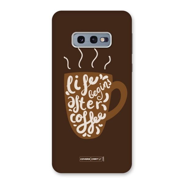 Coffee Mug Back Case for Galaxy S10e