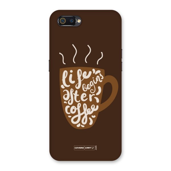 Coffee Mug Back Case for Realme C2