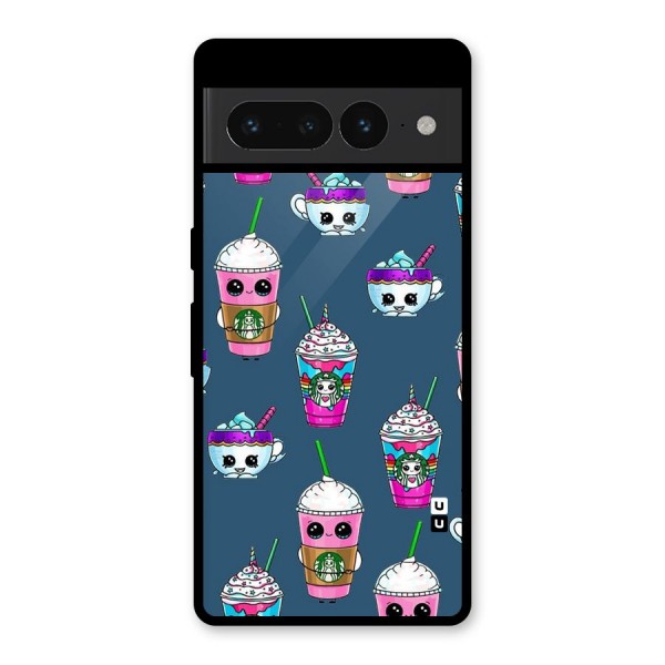Coffee Mugs Glass Back Case for Google Pixel 7 Pro