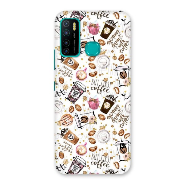 Coffee Pattern Back Case for Infinix Hot 9 Pro
