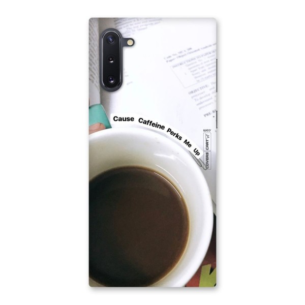 Coffee Perks Back Case for Galaxy Note 10