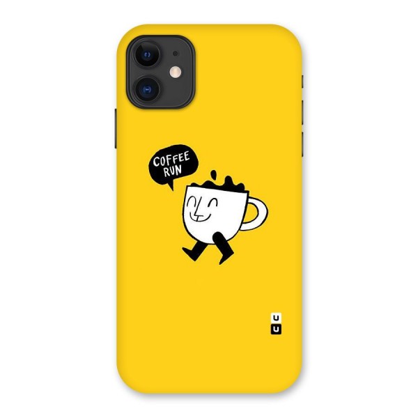 Coffee Run Back Case for iPhone 11