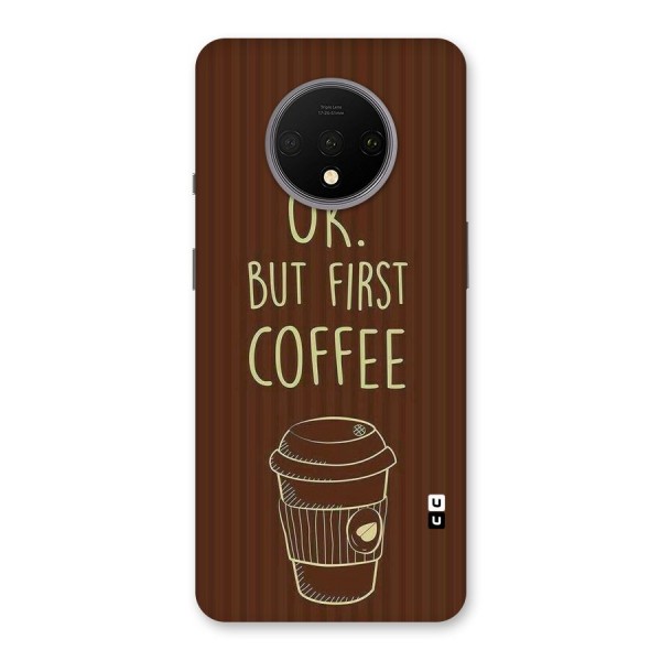 Coffee Stripes Back Case for OnePlus 7T