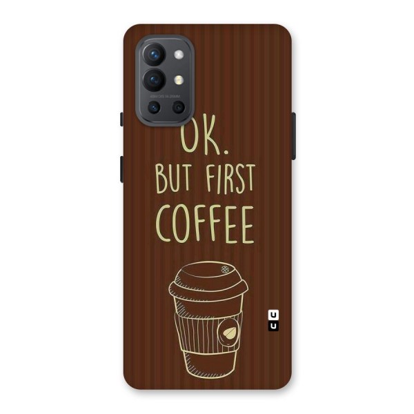 Coffee Stripes Back Case for OnePlus 9R