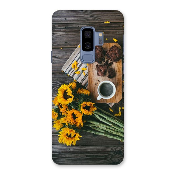 Coffee and Flowers Back Case for Galaxy S9 Plus