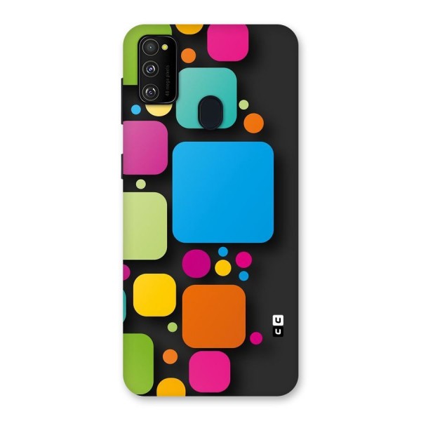 Color Boxes Abstract Back Case for Galaxy M21