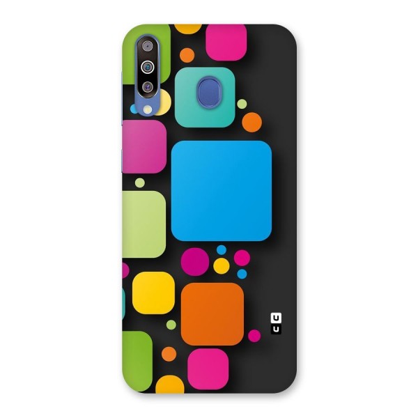 Color Boxes Abstract Back Case for Galaxy M30