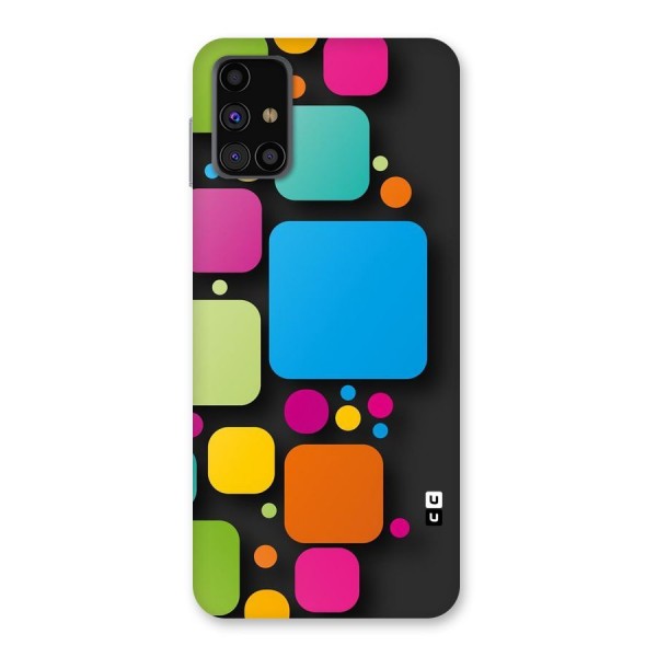 Color Boxes Abstract Back Case for Galaxy M31s