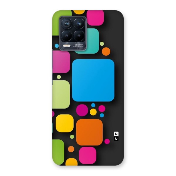 Color Boxes Abstract Back Case for Realme 8 Pro