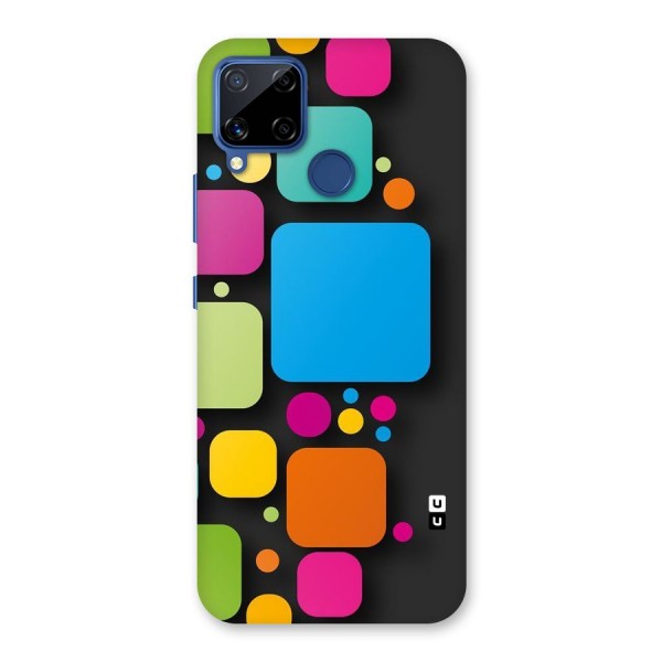 Color Boxes Abstract Back Case for Realme Narzo 30A