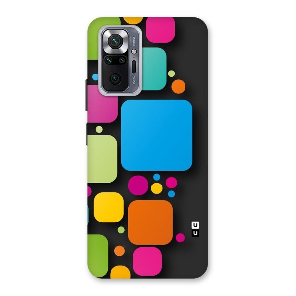 Color Boxes Abstract Back Case for Redmi Note 10 Pro